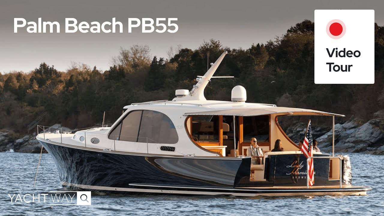 A Rare Find A Low-Hour Palm Beach PB55